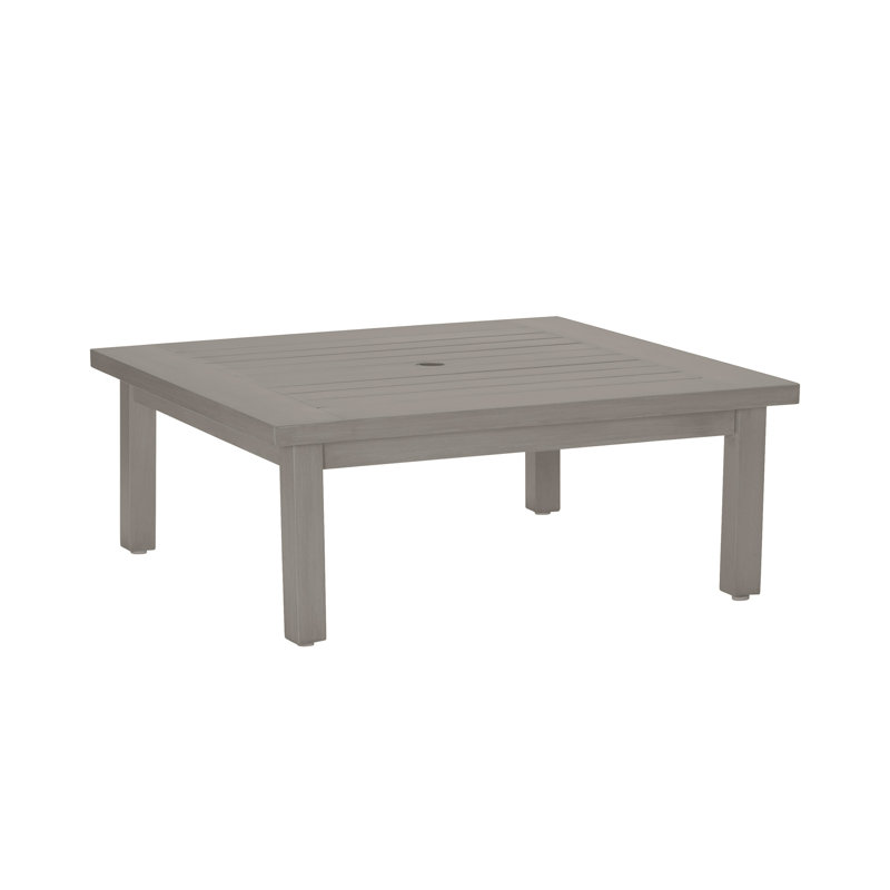 Club Metal Coffee Table, Oyster