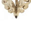 Lustre en bois de style campagnard vieilli Farmhouse Chandeliar, ampoule non incluse