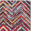 Cleaves Chevron Cotton Hand Woven Area Rug-12476296