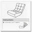Chaise longue rembourrée réglable-809872783