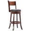 Tabouret de bar pivotant en bois massif-69426628-69426629