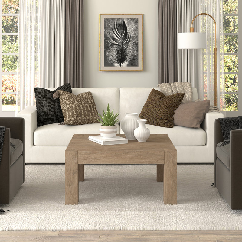 Table basse Langston, Chêne gris ancien