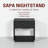  Sapa Solid Wood Nightstand with 3D Carved Drawer Front – Modern Bedside Table with Open Shelf, Easy Assembled-410083624