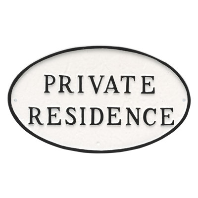 Weather Resistant Metal Garden Plaque