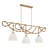 Cordón 63.25" 3-Light Linear Chandelier