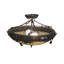 Rustic Lodge 2 - Light Semi Flush Mount