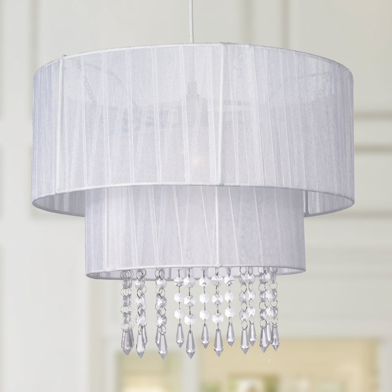 Pendentif de Eluana tambour Crystal 1-lumière