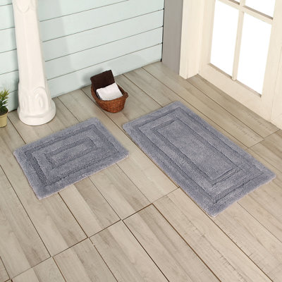 Ensemble de tapis pour salle de bain 100% coton Snellville