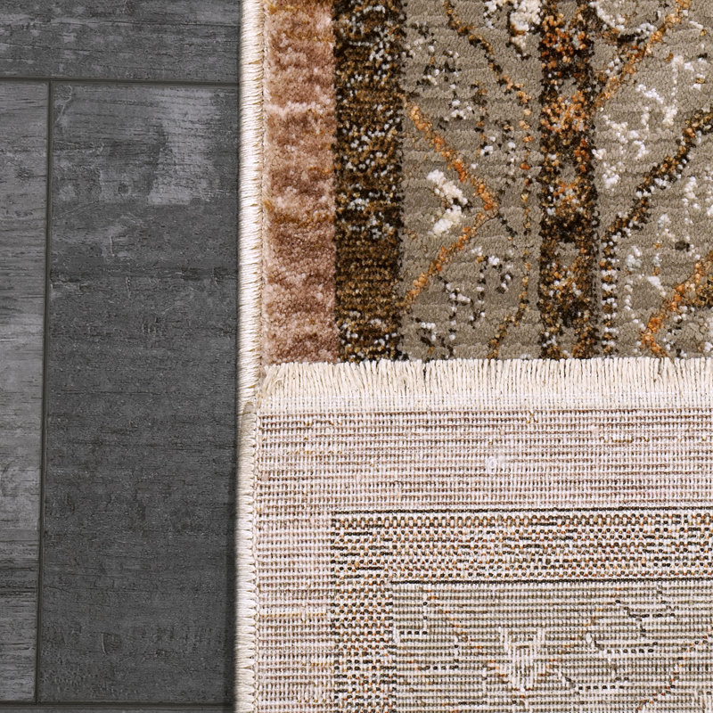 Oriental Indoor Rug, Rectangle 5' x 7'8"