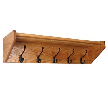 Gracie Oaks Everlene Wall 9 - Hook Wall Mounted Coat Rack & Reviews -  Wayfair Canada