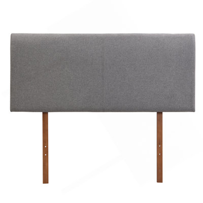 Grey Curved Adjustable Headboard Full