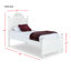 Lit plateforme avec rangement Elige-36605706