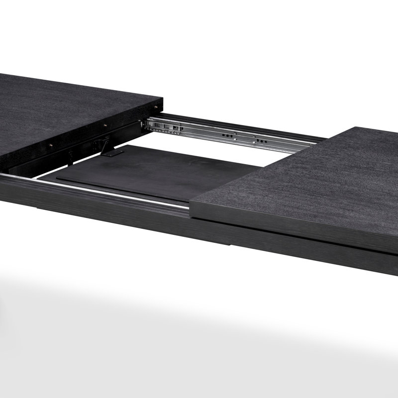 Atelier Dining Table, 31.5" H x 137.8" L x 39.37" W, Charcoal Gray Oak
