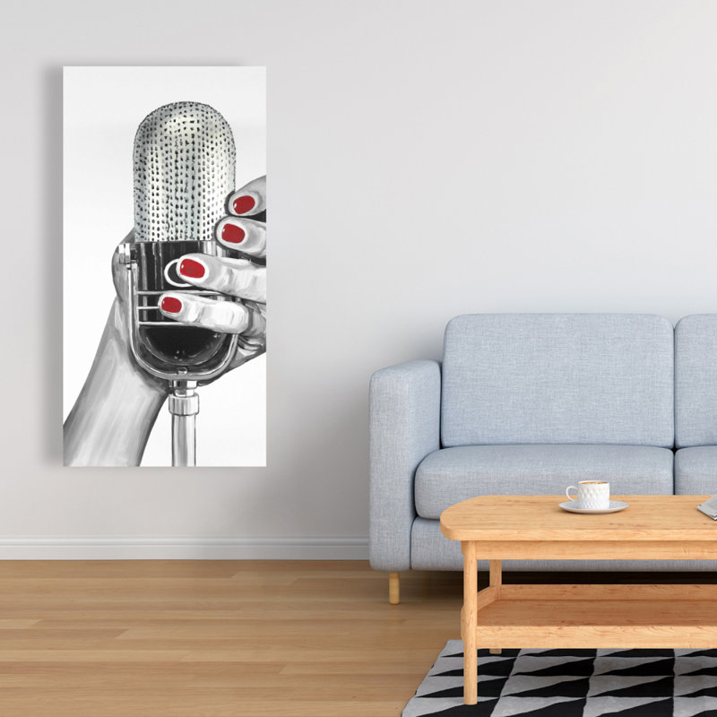 Sing Your Life - Toile de chambre grise pour la décoration intérieure