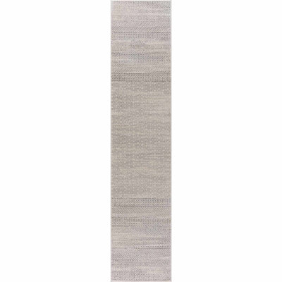 Ballville Bohemian Southwestern Gray/Ivory Area Rug