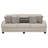 Susane Upholstered English Arm Sofa Light Gray and Gray-243505544
