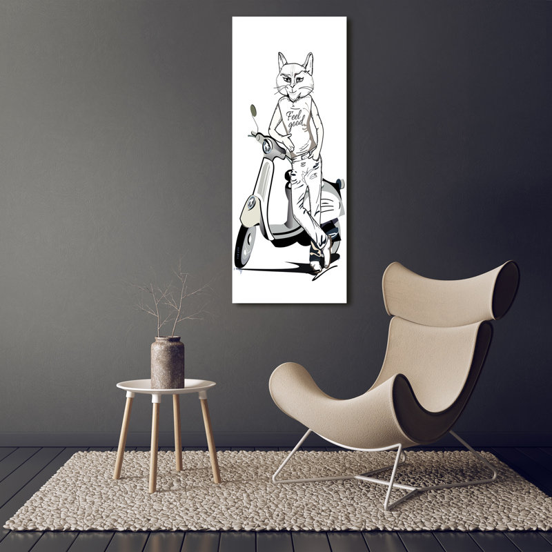 Cat Male - Wrapped Canvas Print