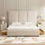 Morghen Upholstered Platform Bed With Extra High Headboard And 2 Extra Large Capacity Drawers-969740716-969740719
