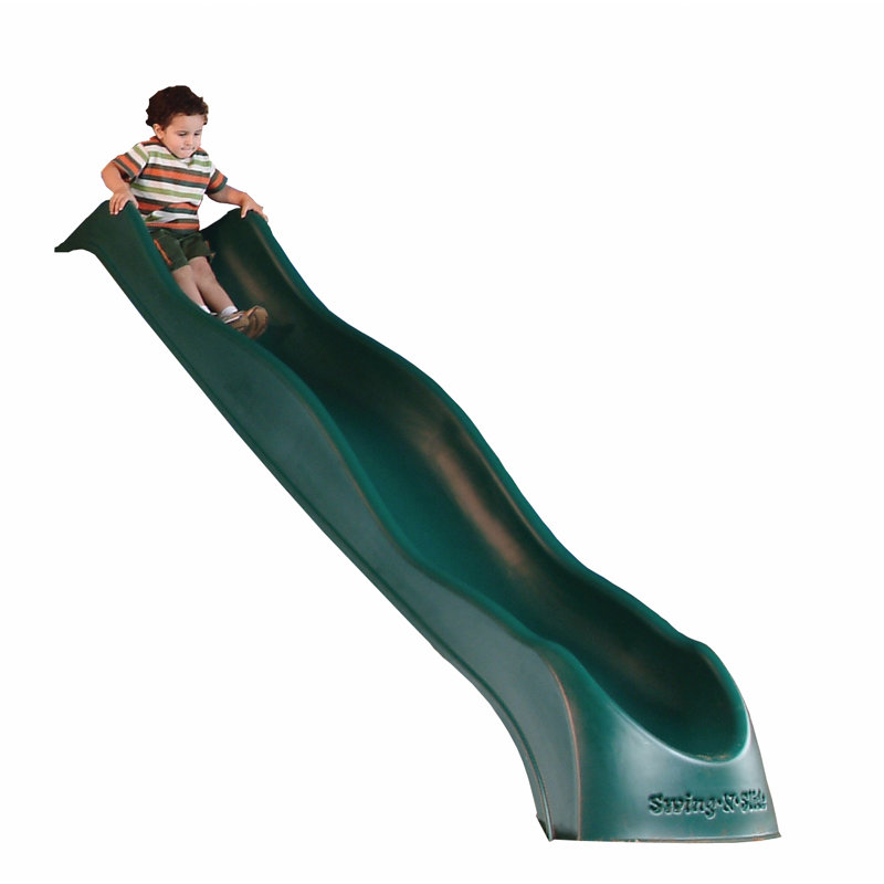 Cool Wave Slide for 5' Deck, Green, Green