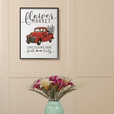 «Flower Market Truck Love Blooms», impression