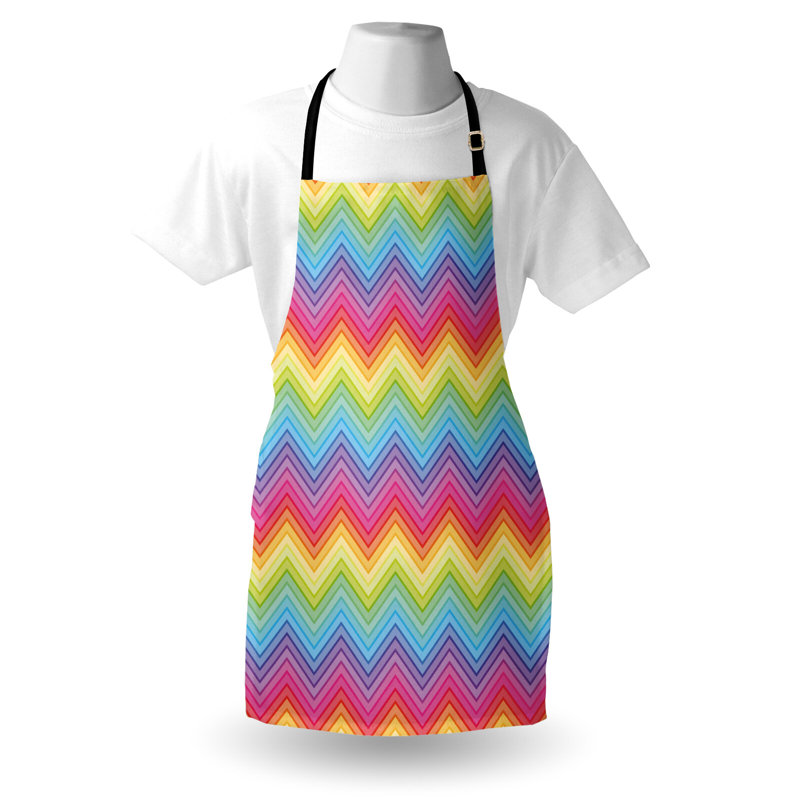 Multicolore, tablier arc-en-ciel East Urban Home