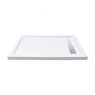 Grille-C Grid For Linear Drain Base In Chrome
