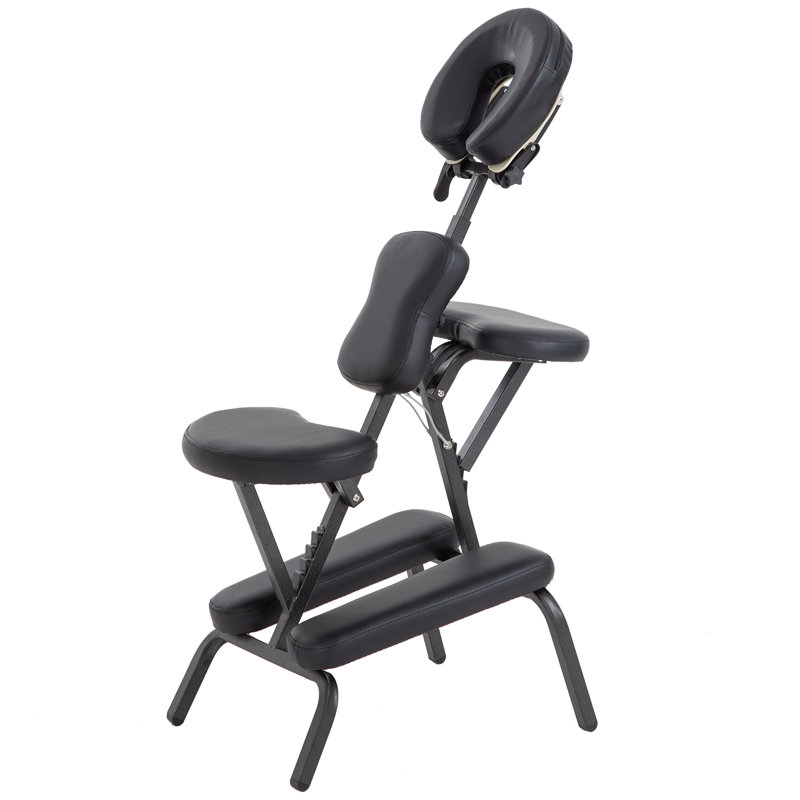 Faux Leather Massage Chair, Black Faux Leather