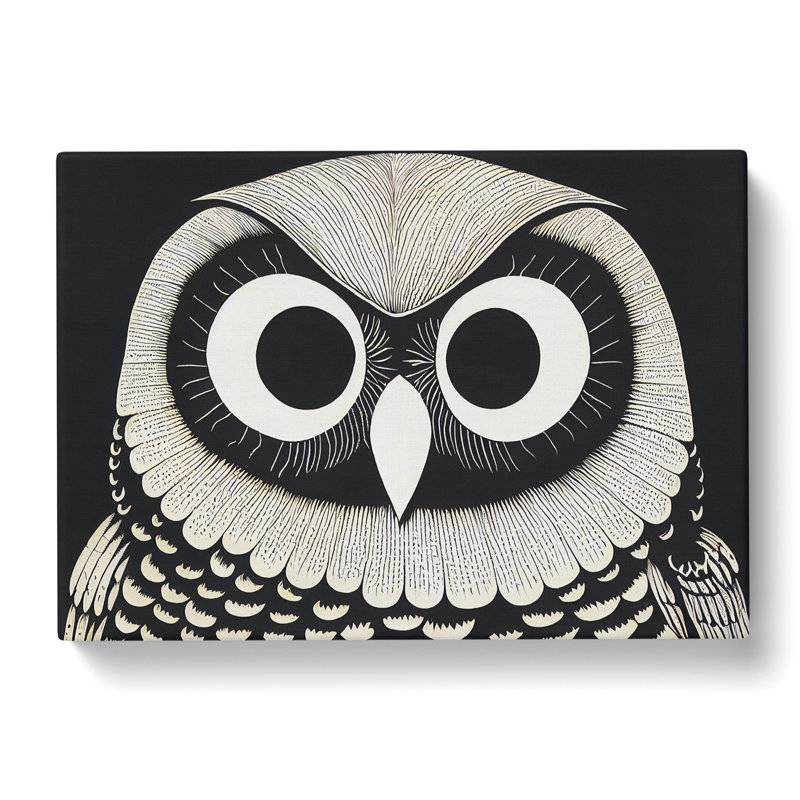 Unique Owl Art Vol.2 - Wrapped Canvas, 40cm H x 60cm W x 3cm D