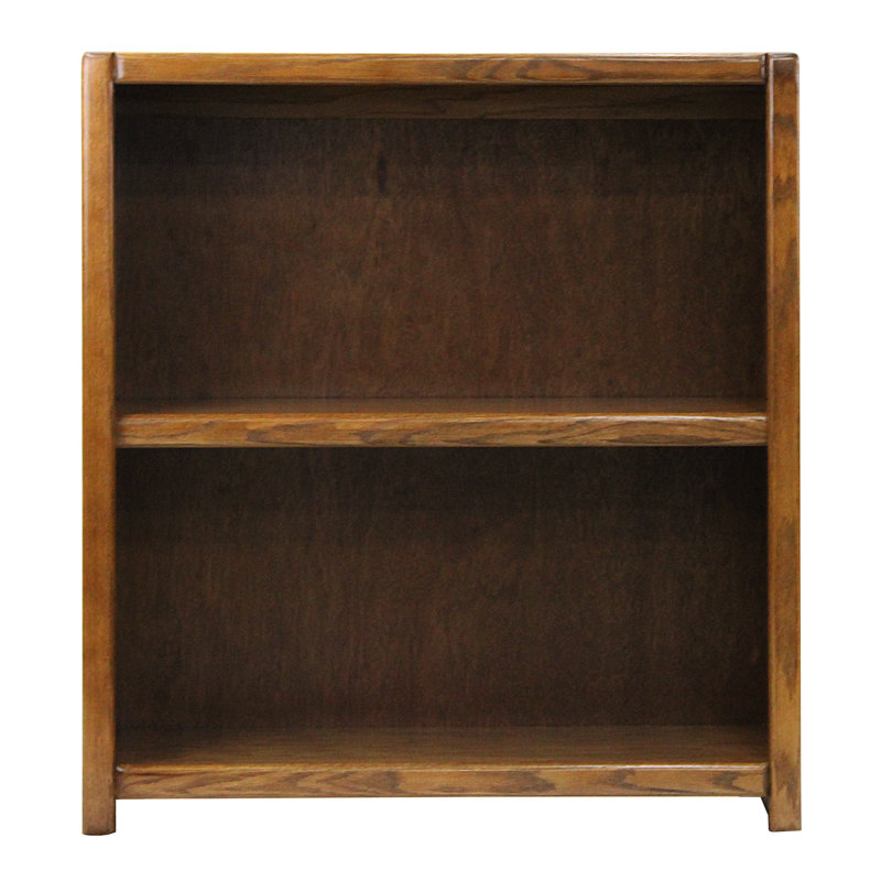 Bibliothèque standard en bois massif H 36 "x l 32" Conner, Brun