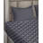 Ambesonne Royal Blue Sheet Set Floral Damask Classic Pastel Brown and Indigo-109262107