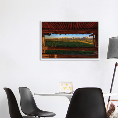 Breezeway View Of The Grand Tetons 1 Piece Wall Art on Canvas