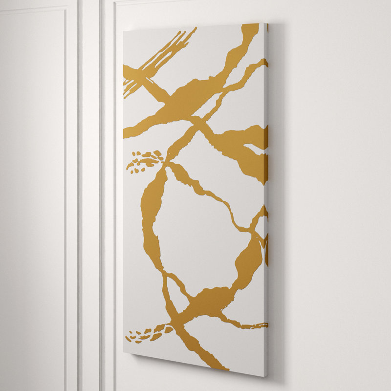 Golden Silhouette III Print by Beverly Fuller