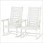 Ensemble de chaises berçantes d'extérieur, 2 pièces