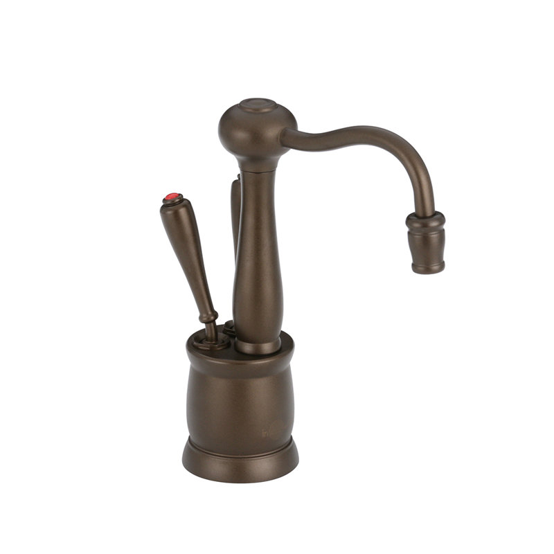 Distributeur d'eau chaude et froide antique antique, Bronze moka