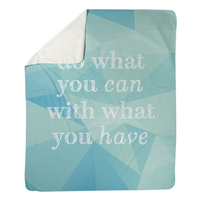 Faux gemme faire ce que vous pouvez citer polaire couverture
