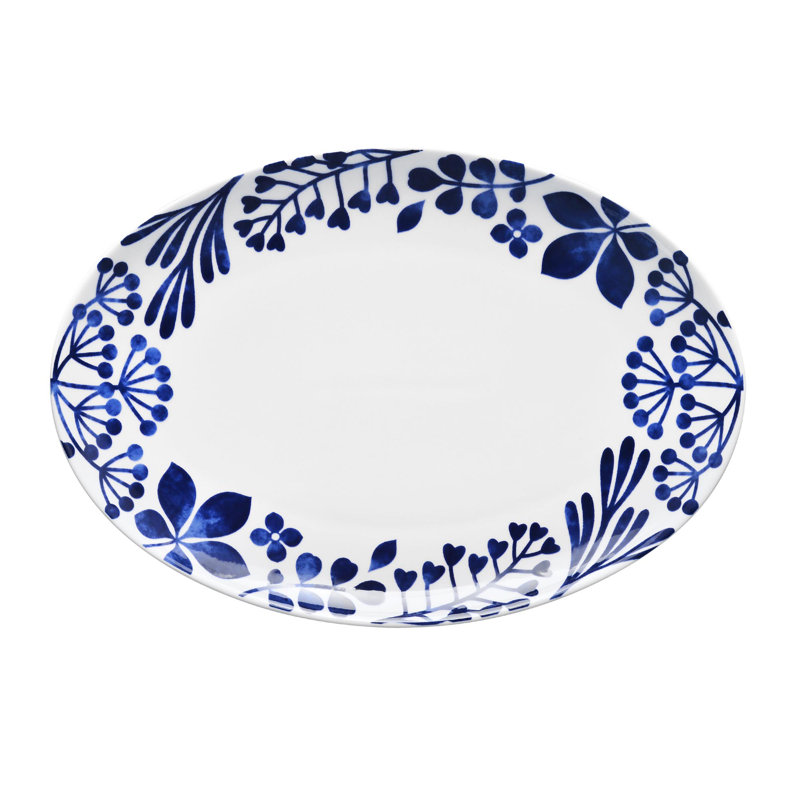 Noritake Sandefjord Oval Platter, 16"