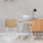 Medallion 2Pcs Tray Table Set - Natural/White