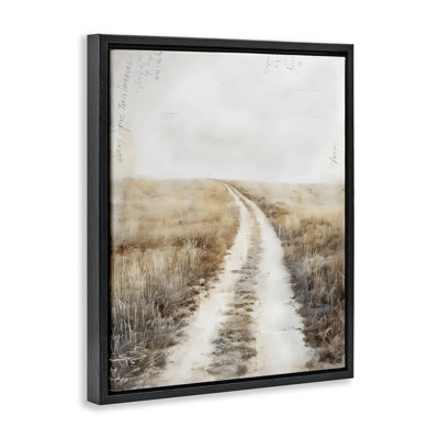 Cadre flottant Soft Prairie Dirt Road, design par Riley B
