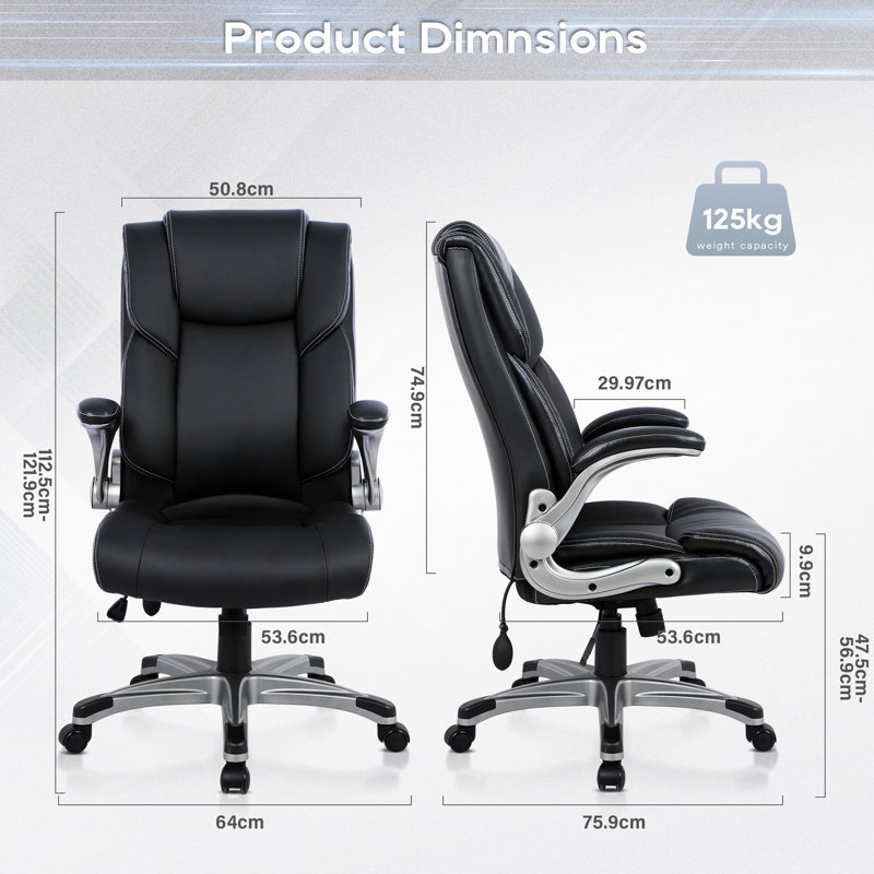 Alira High Back Executive Office Chair, Black