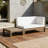 BENCH AND COFFEE TABLE SET
