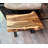 Rustic Live Edge Maple Side Table Handcrafted with Solid Maple Wood