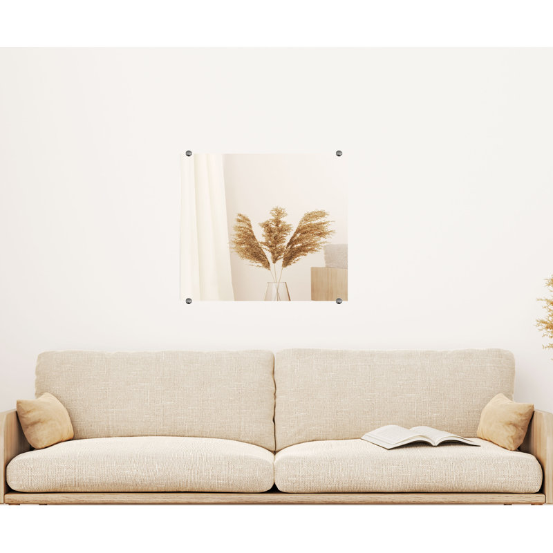 Cheston Flat Wall Mirror, 24" x 24"
