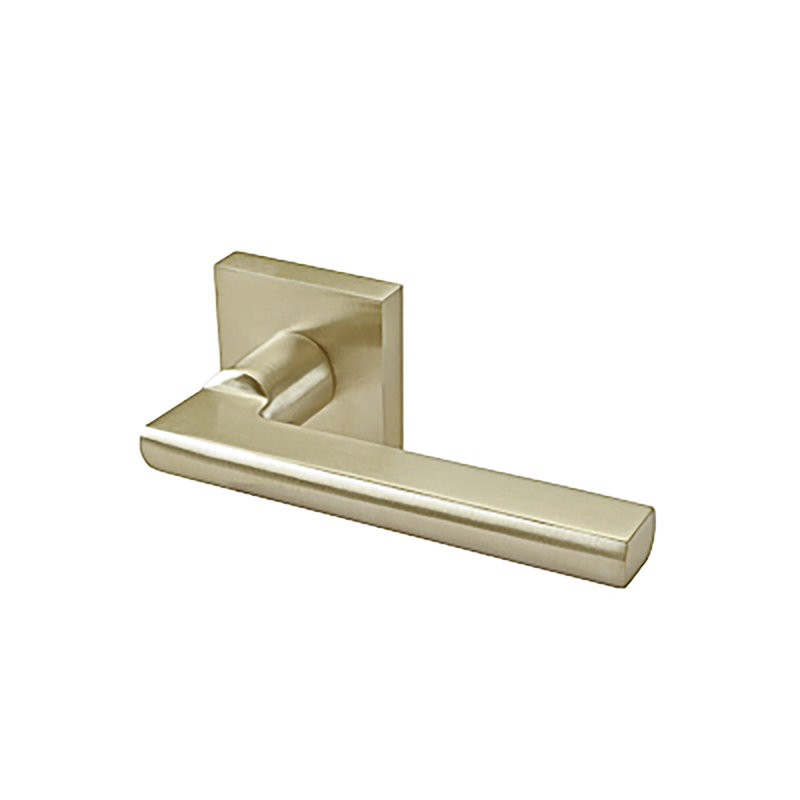 Alpine Lever 78 avec rose carré, 2.375", Acier inoxydable poli