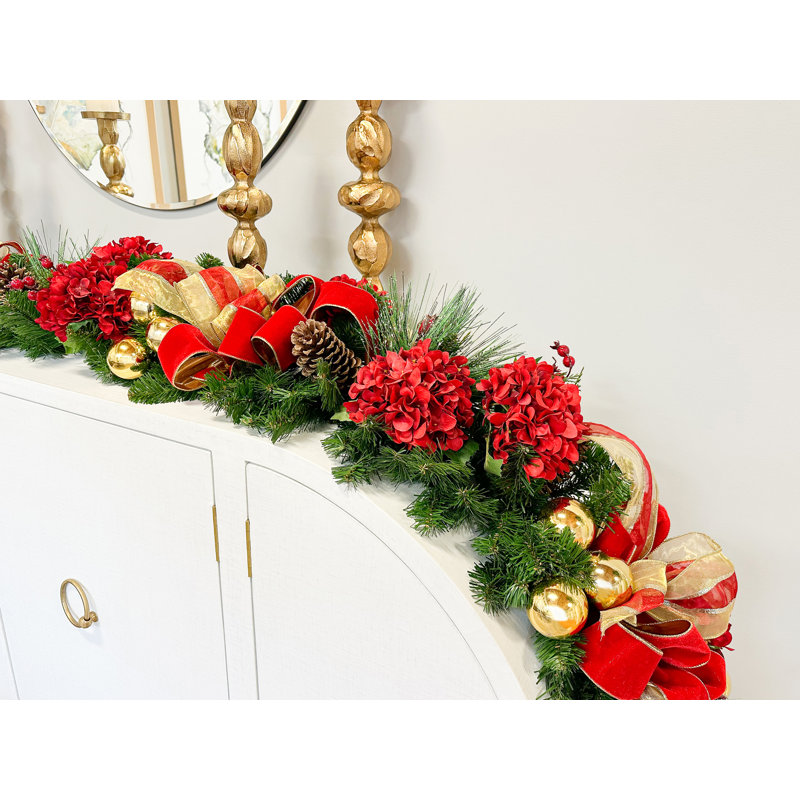 Tisa 108'' in. Faux Hydrangea Garland