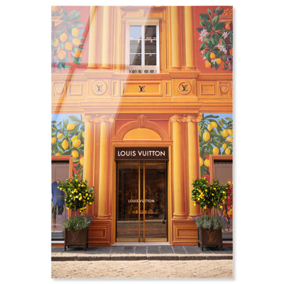 Décoration florale à imprimé acrylique Floral Boutique Front II par Notoriart, prêt à accrocher, 20 x 30
