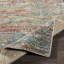 Tapis bleu clair délavé Aman Southwestern-990526807