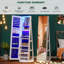 Armoire à bijoux moderne avec miroir HD rotatif à 360 ° - Rangement élégant pour accessoires pour femmes-98969546