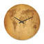 Carte classique rétro - horloge murale moderne en bois-63618346