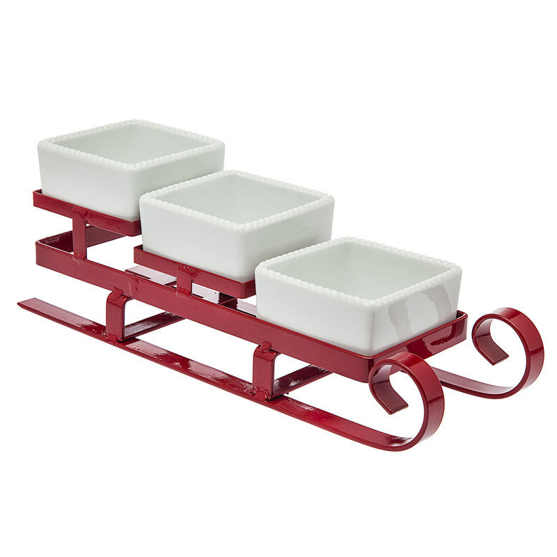 Support de service d'apéritif Sleigh