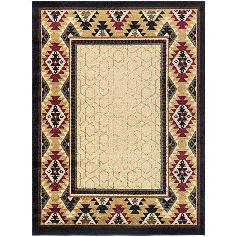 Rich Texture Southwest Area Rug, Runner Rug, Rectangle 2' x 3'